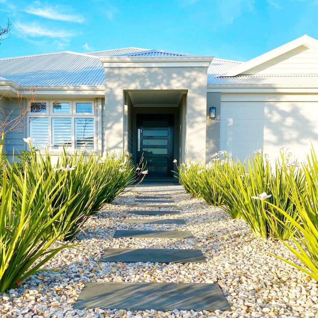 18. Zen-Inspired Stepping Stones over Gravel