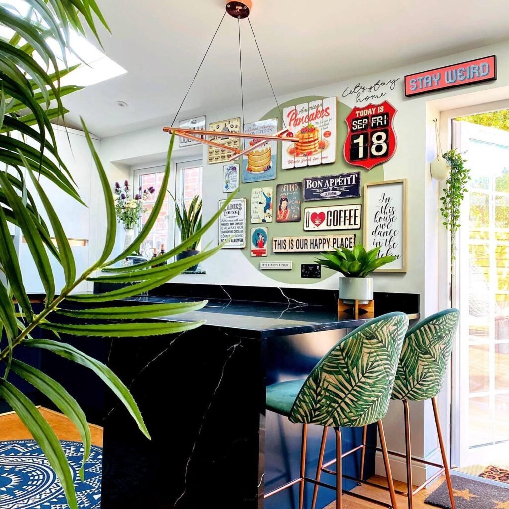 19. Vintage and Retro-Inspired Wall Signs for a Fun Statement