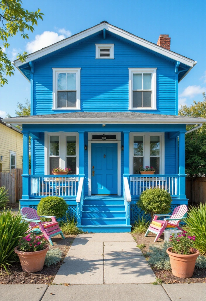 Bright Blue: Bold and Inviting