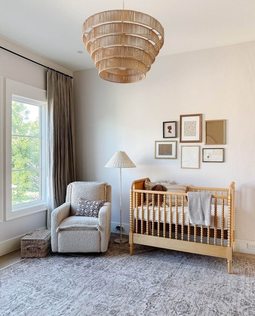 2. Scandinavian Serenity with Light Woods and Minimalism