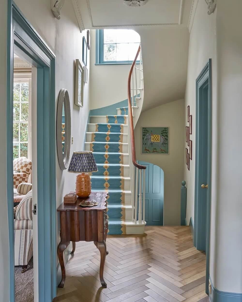 Staircase Gallery That Tells a Story Stunning Entryway Gallery Wall
