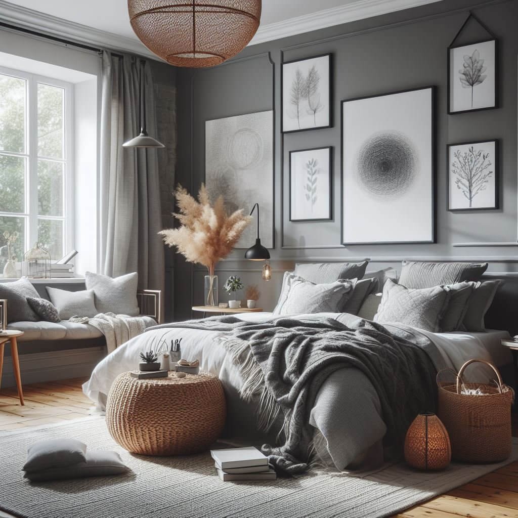 2. Soft Cozy Gray Layers With Scandinavian Warmth
