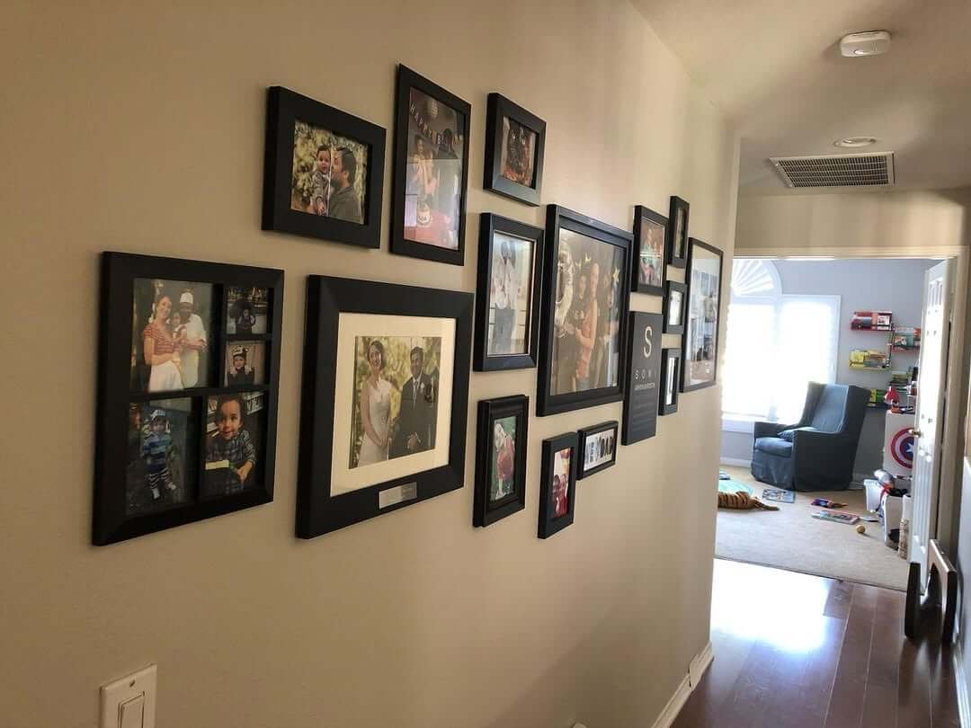 Bold Graphic Art for a Statement Hallway Gallery Wall