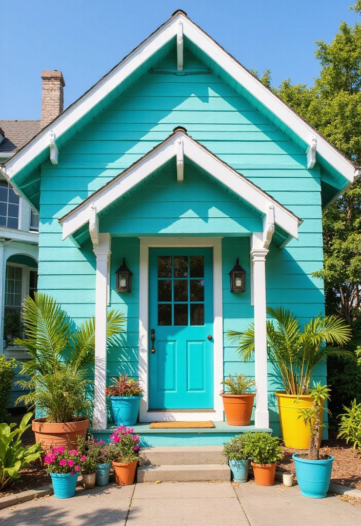 Aqua Blue: Bright and Cheerful