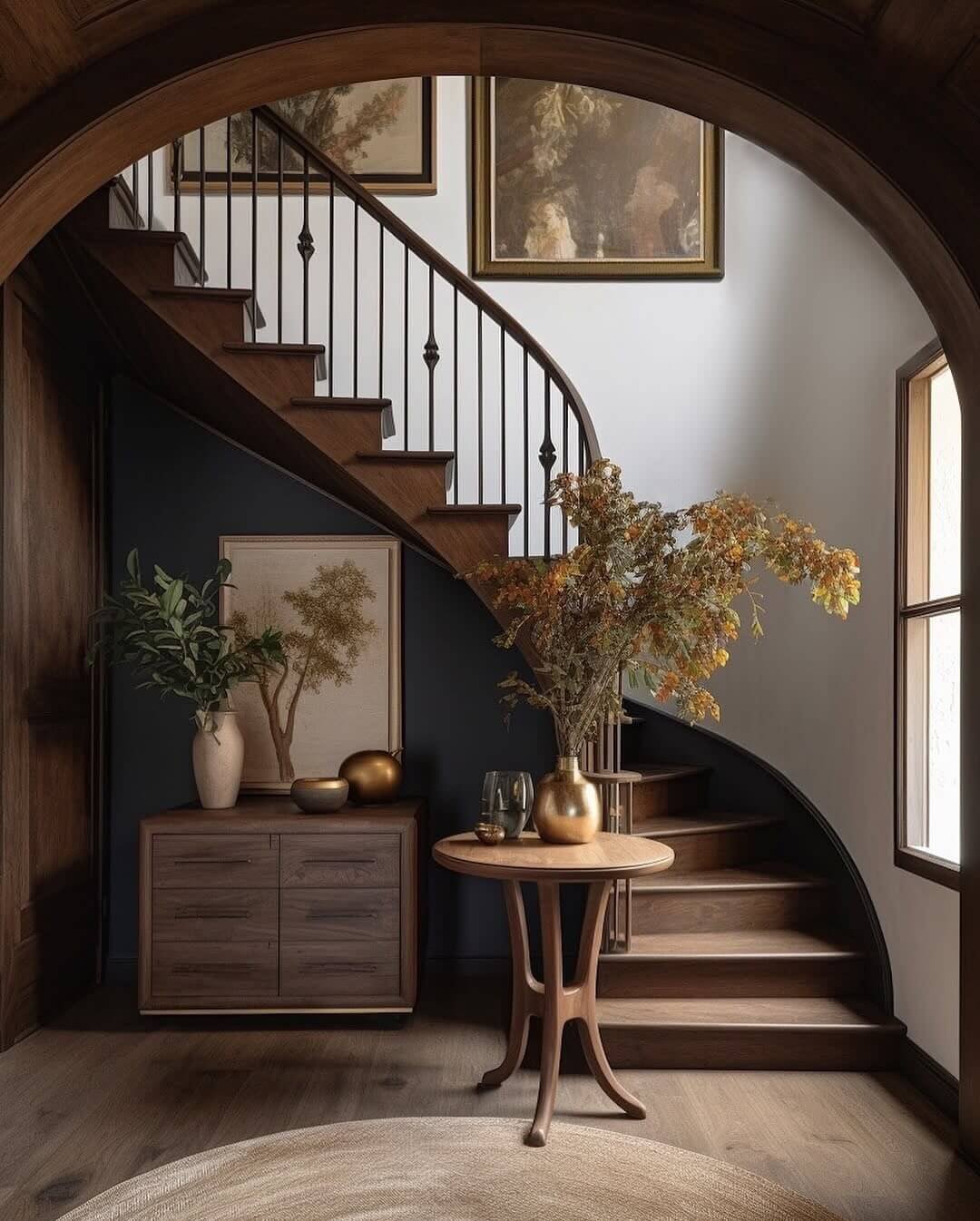 Mini Monochrome Moments in Stunning Entryway Gallery Wall
