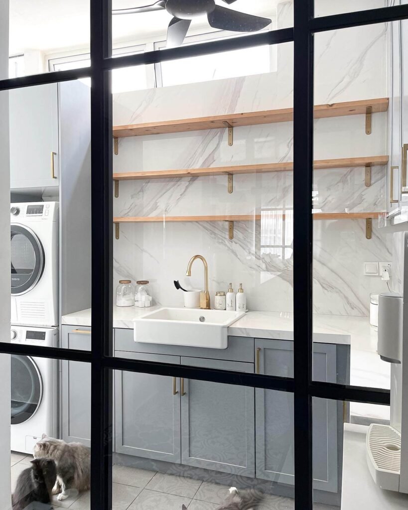 Narrow Spaces Small Laundry Room Ideas
