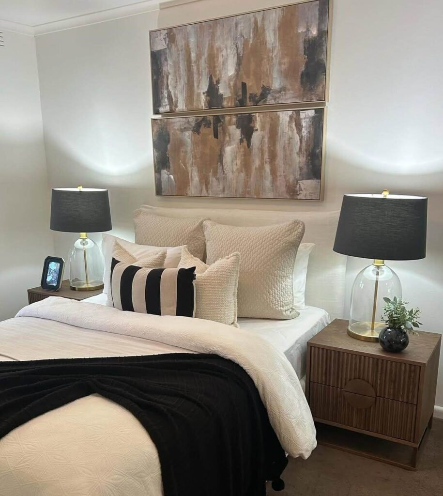 Beige and Black Bedroom Ideas