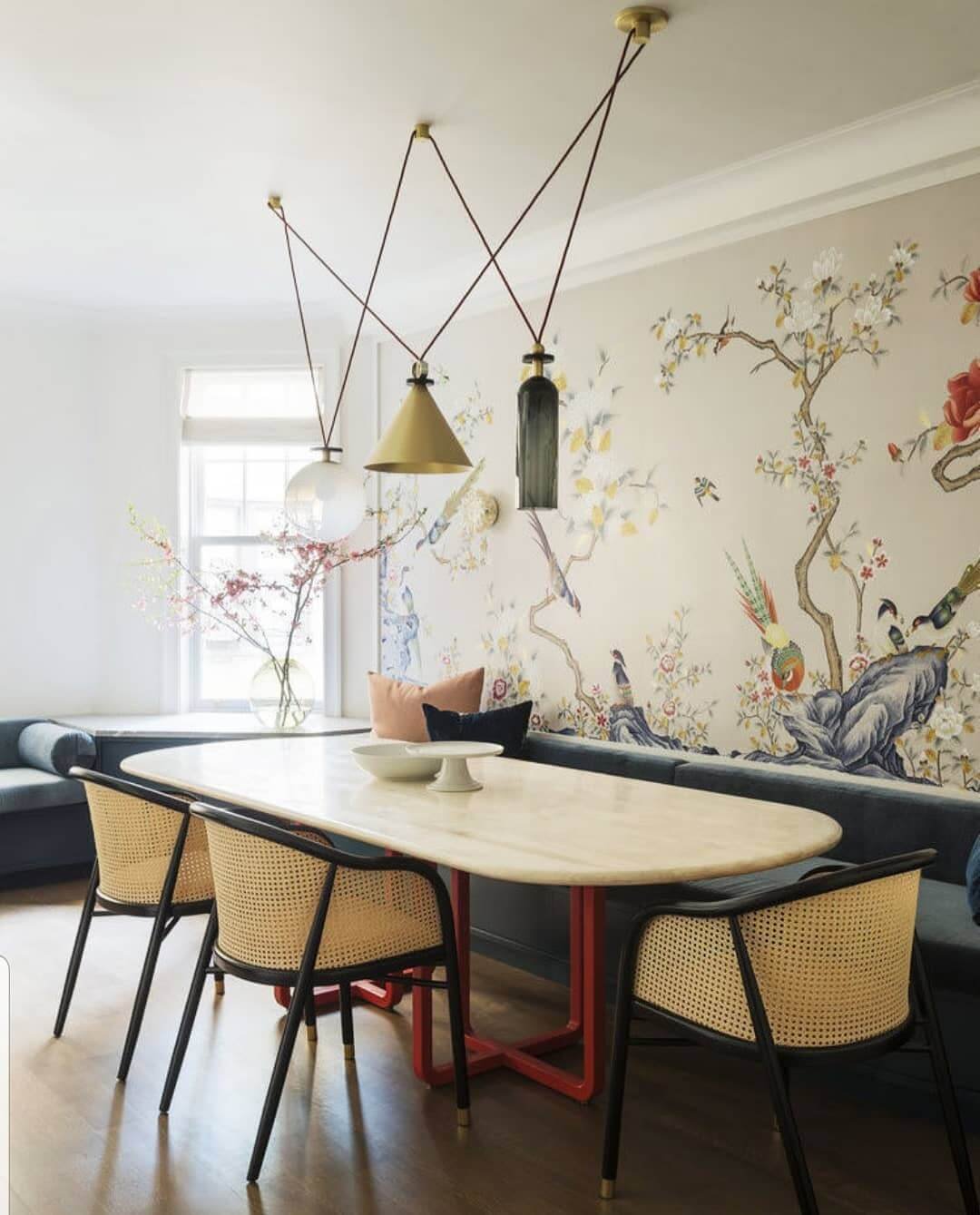 Petite Prints in a Cluster for Dining Room Gallery Wall