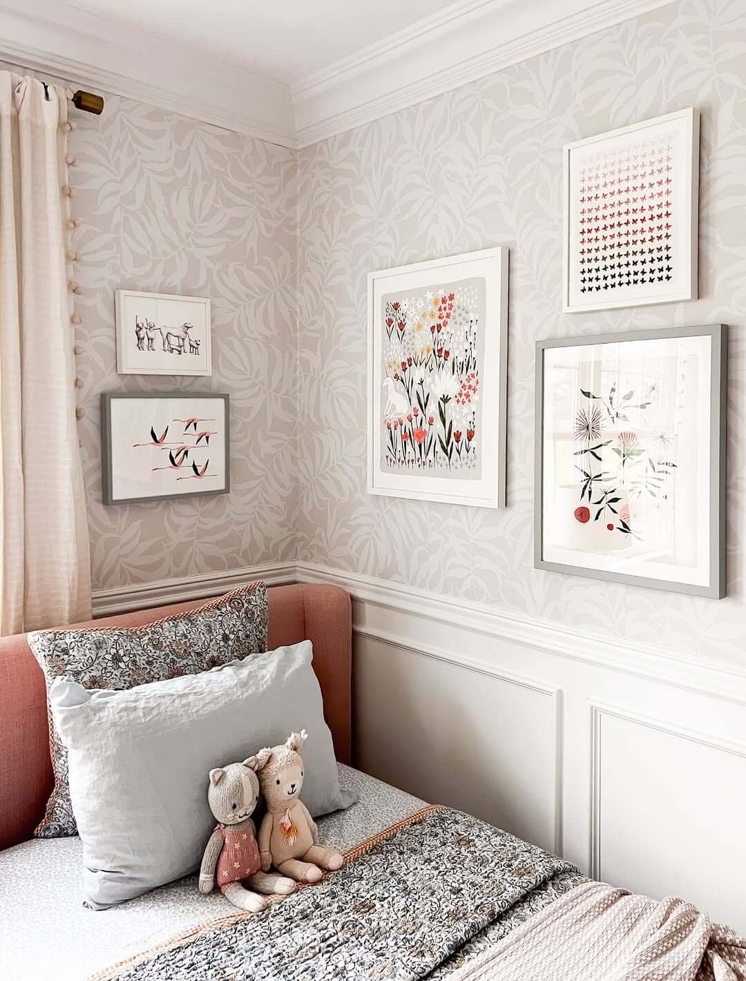 A Nursery-Inspired Bedroom Gallery Wall