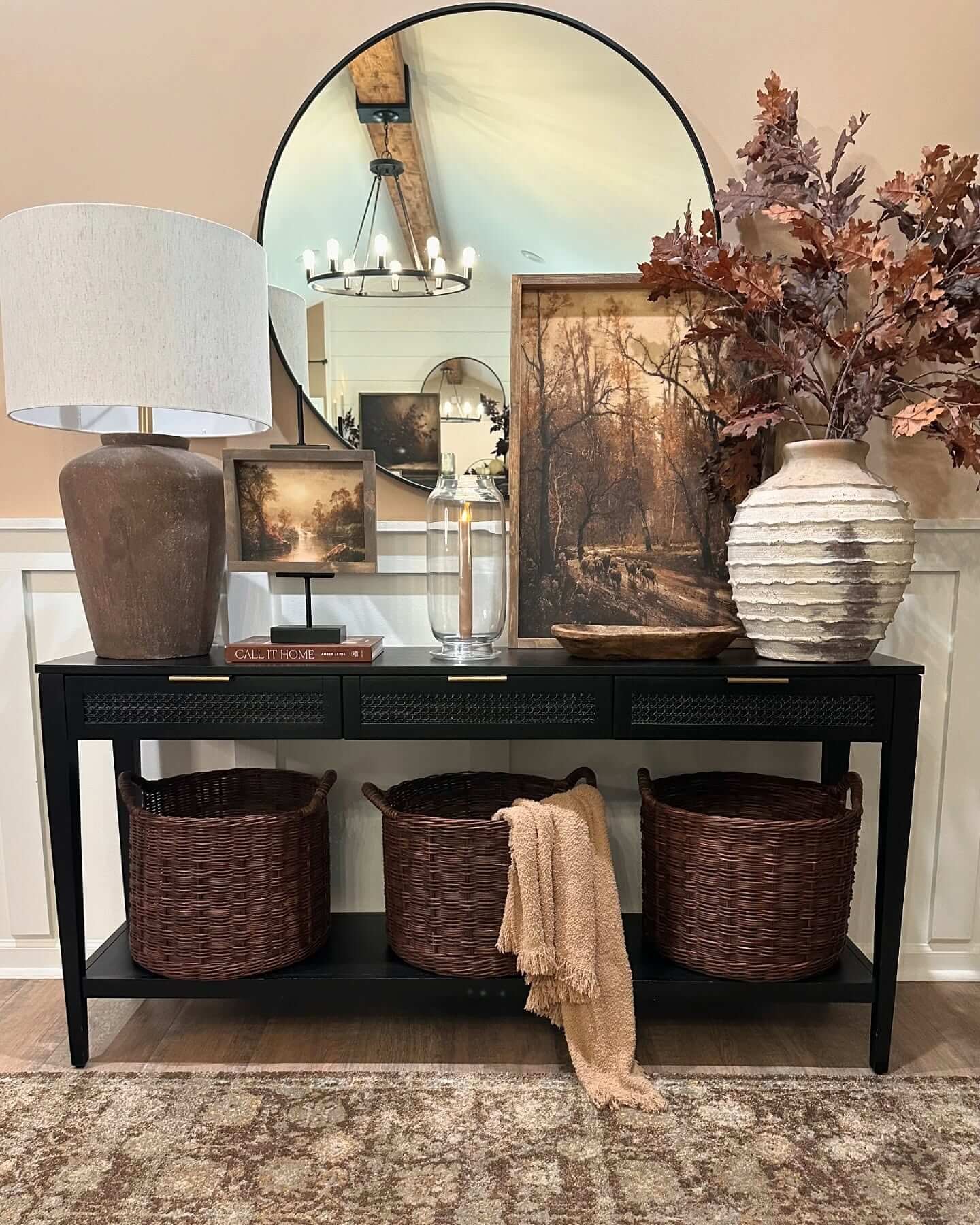 Sentimental Style with Stunning Entryway Gallery Wall