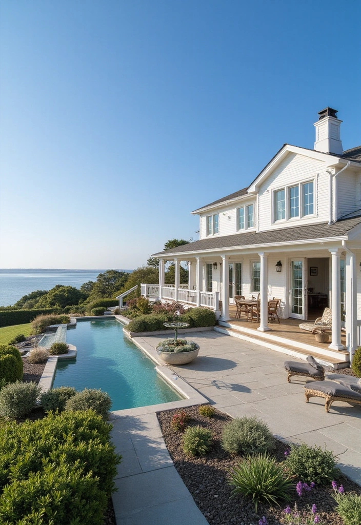 How to Achieve the Perfect White Coastal House Exterior for a Beachy Retreat