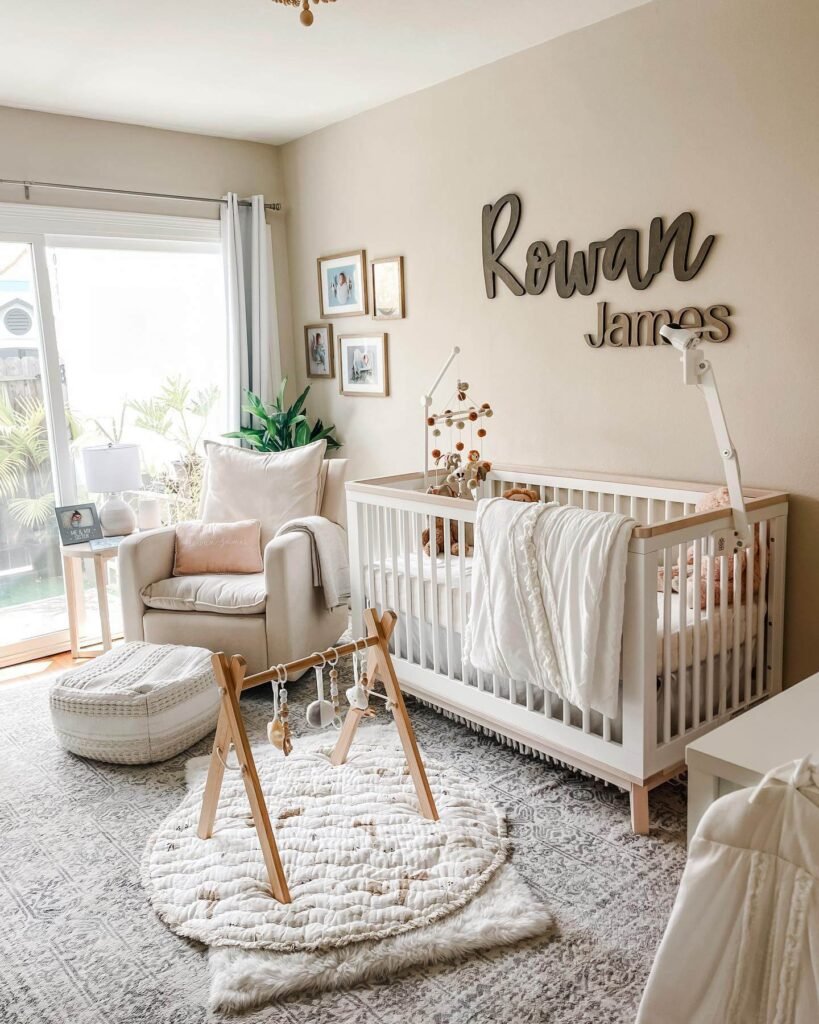 3. Soft Neutrals with Personalized Charm
