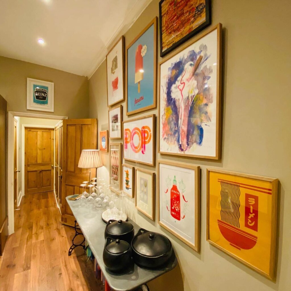 3. A Pop Art-Inspired Foodie Wall