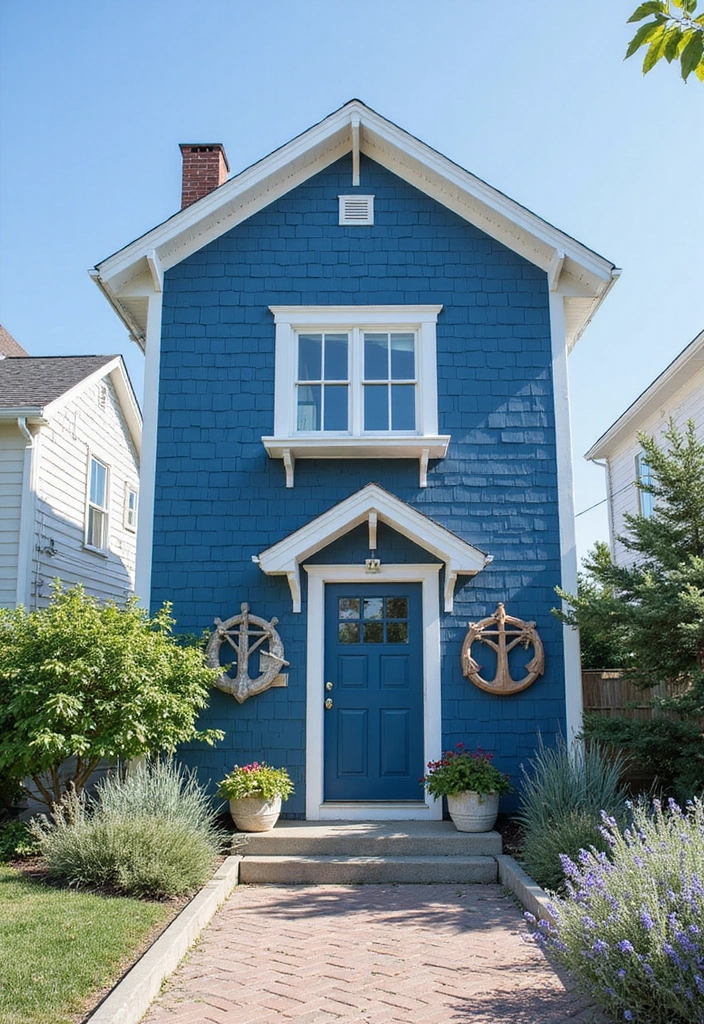 Deep Blues for Coastal Elegance