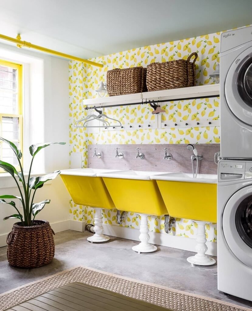 4. Built In Hanging Rods Under Cabinets for Everyday Use