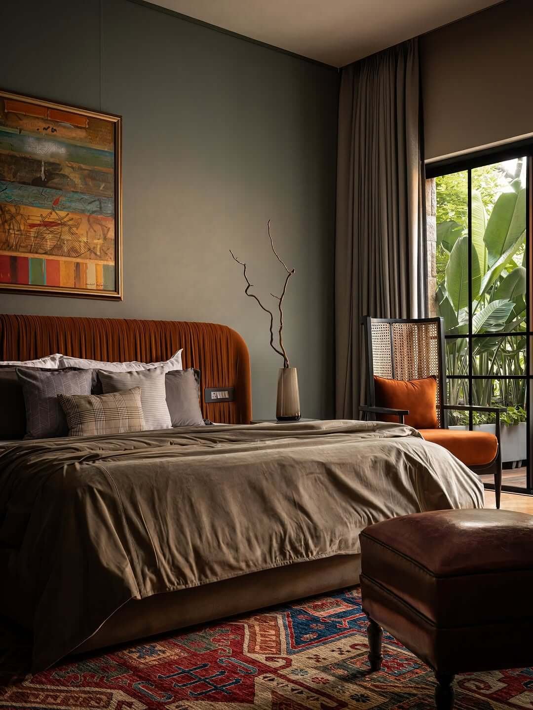 Modern Moody with Bedroom Gallery Wall