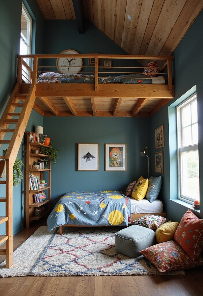 19 Cozy Boys Loft Bedroom Ideas That Will Make Them Never Want to Leave! - 1. Adventure Awaits: Themed Décor