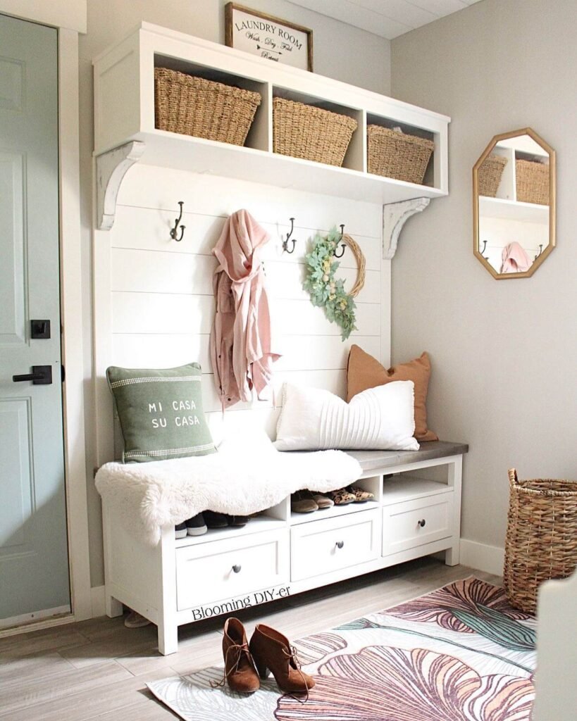 Laundry and Mudroom Combo for Small Laundry Room Ideas