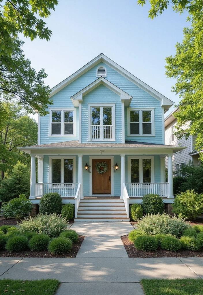 Serene Sky Blue Retreat