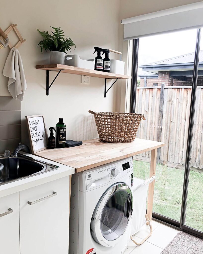 Compact Countertops for Small Laundry Room Ideas