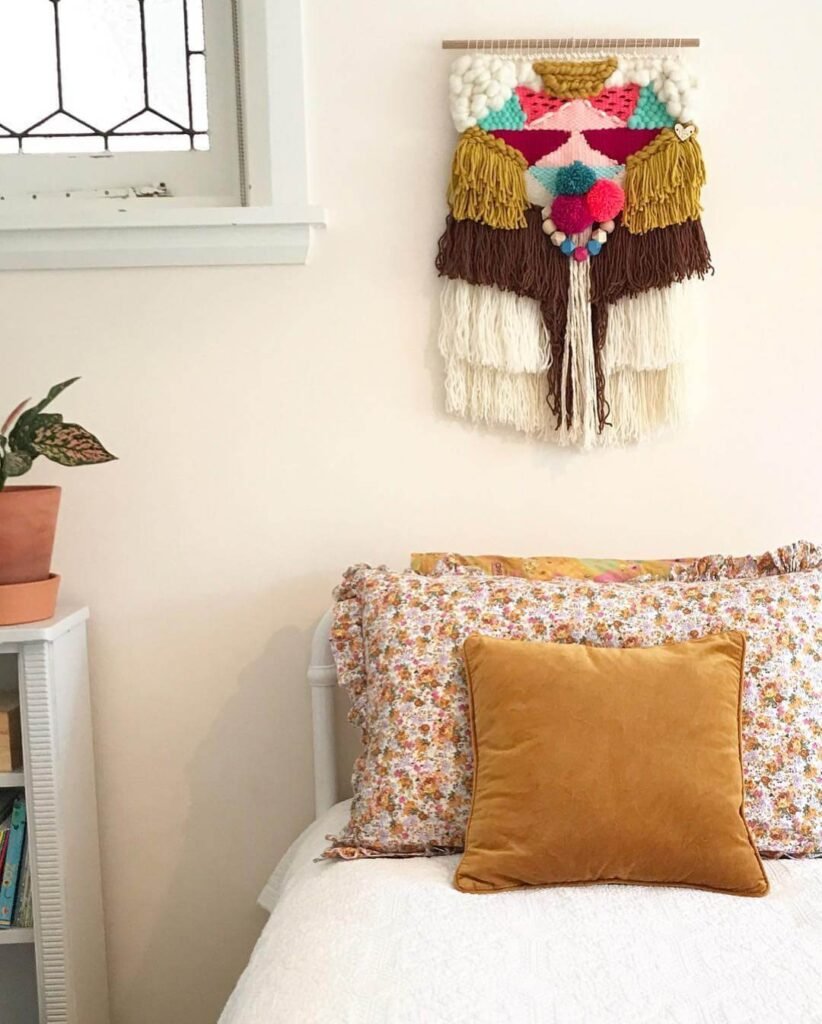 6. Infuse Boho Charm with Macrame or Woven Wall Hangings