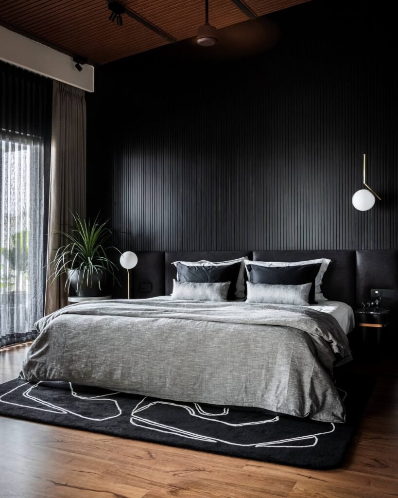 7. Textured Elegance with Vertical Grooves