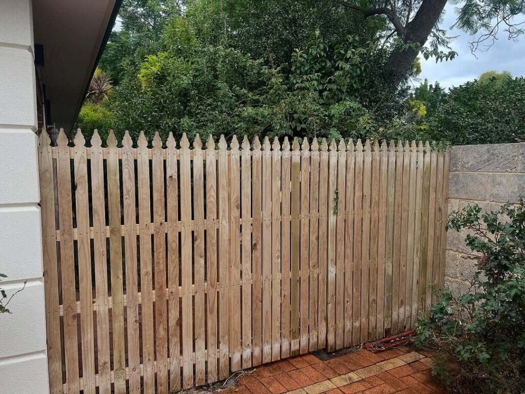 7. Decorative Gothic Picket for Semi-Privacy