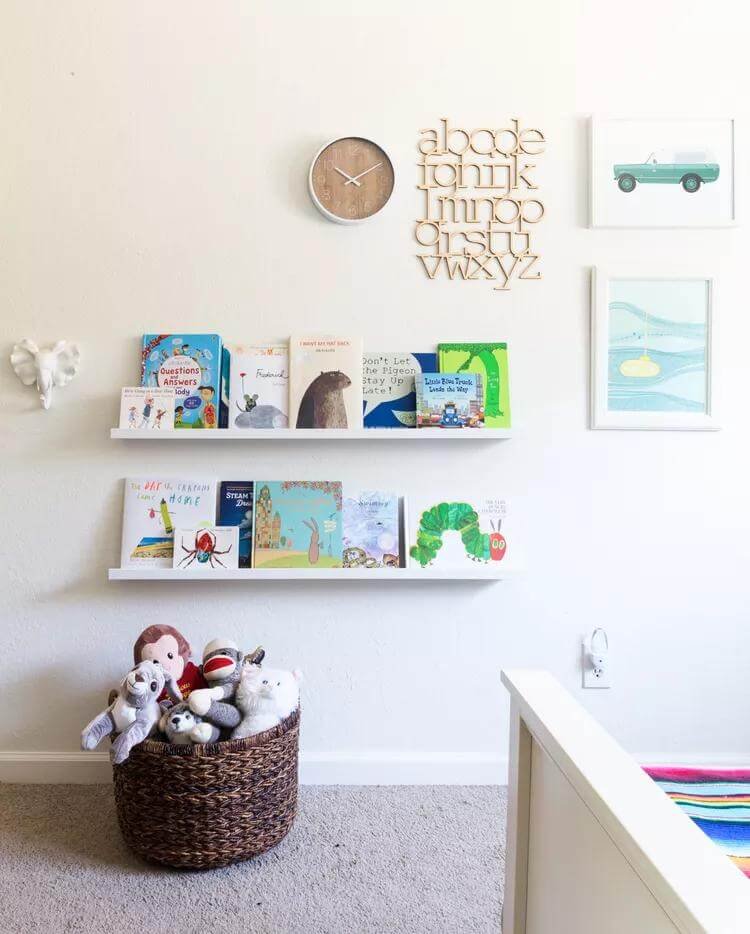 Practical Gallery Wall Ideas with Shelves