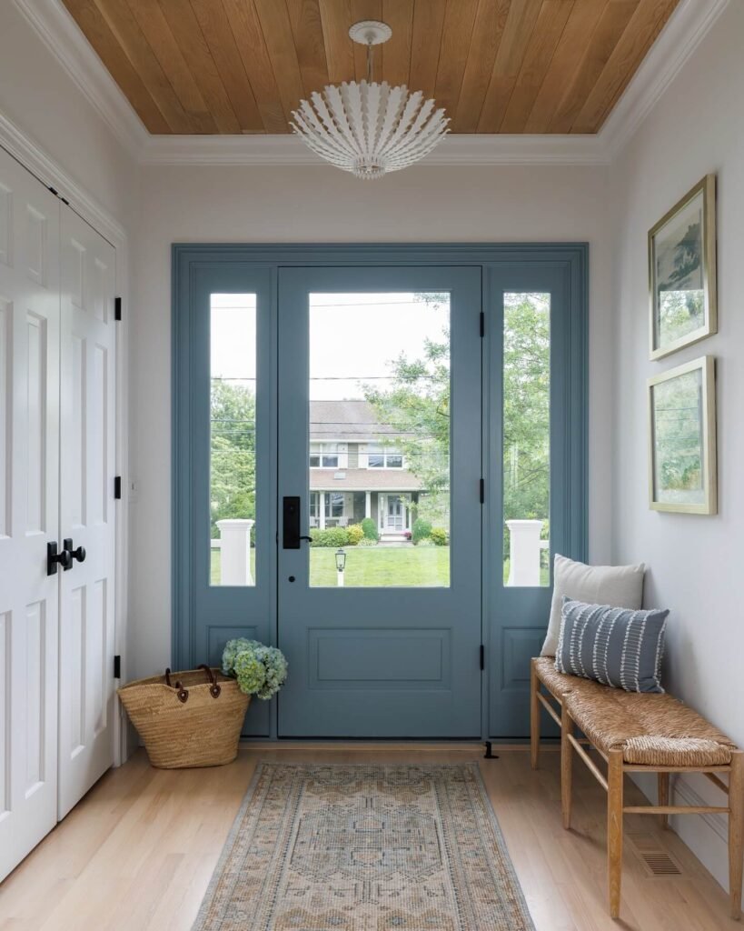Sculptural Gallery Wall with Stunning Entryway Gallery Wall