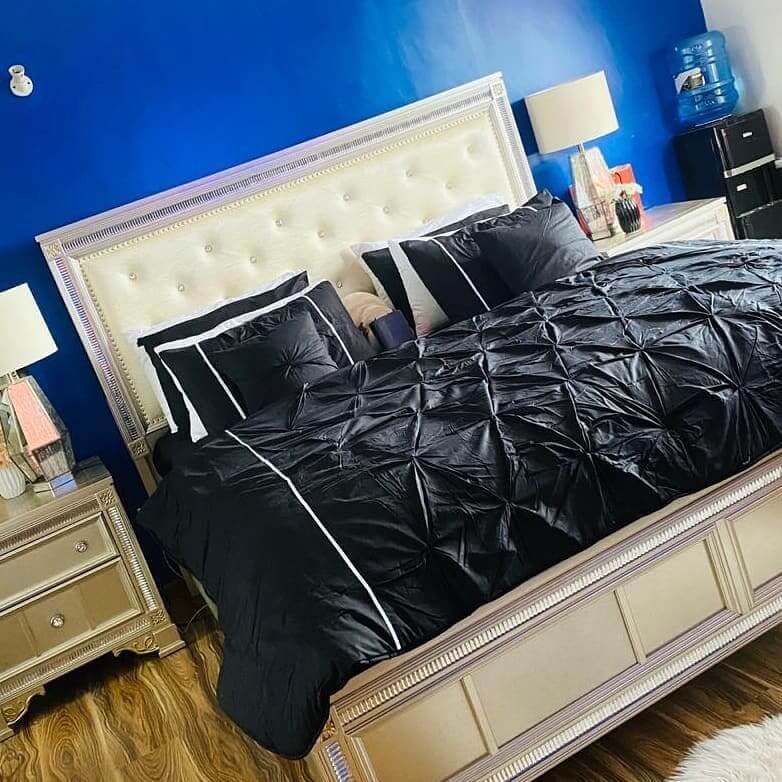 8. Satin Luxe with a Glamorous Twist