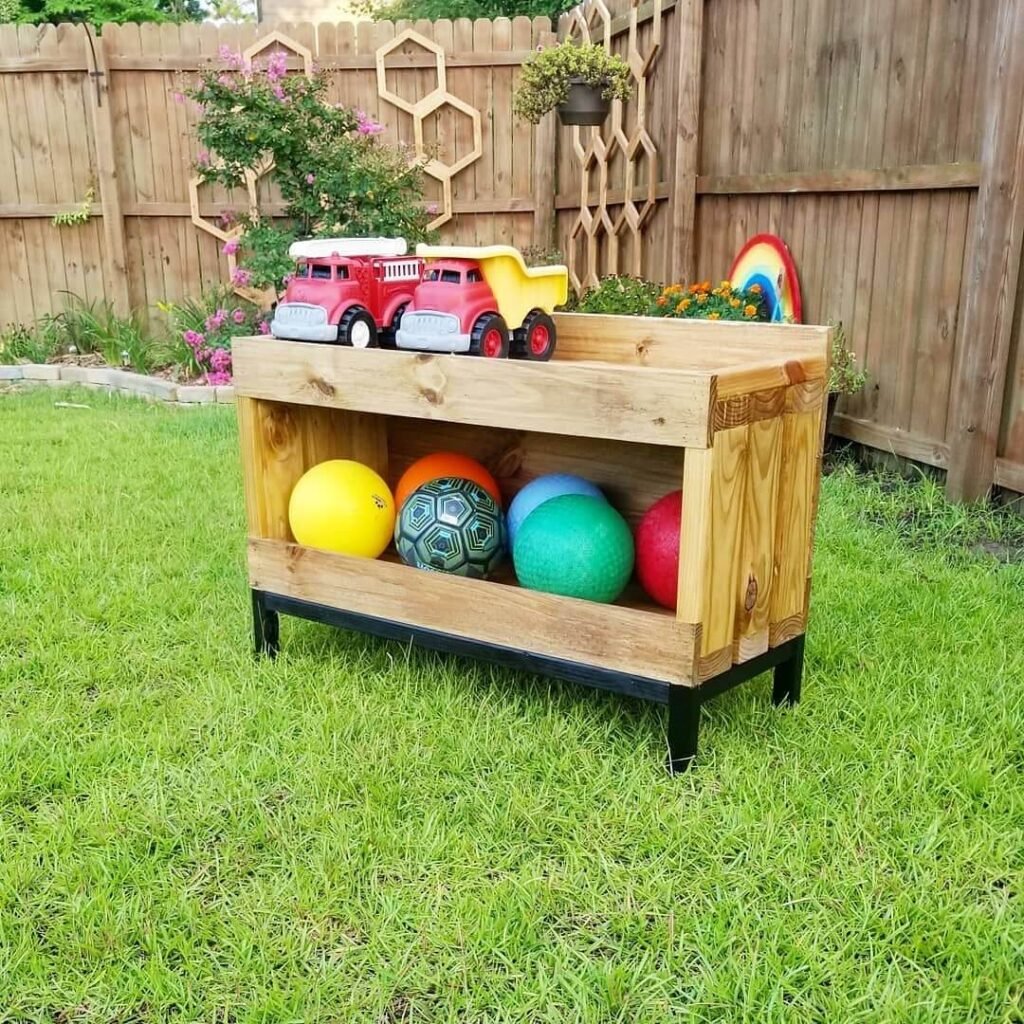 8. Backyard Toy Storage for a Tidy and Functional Space