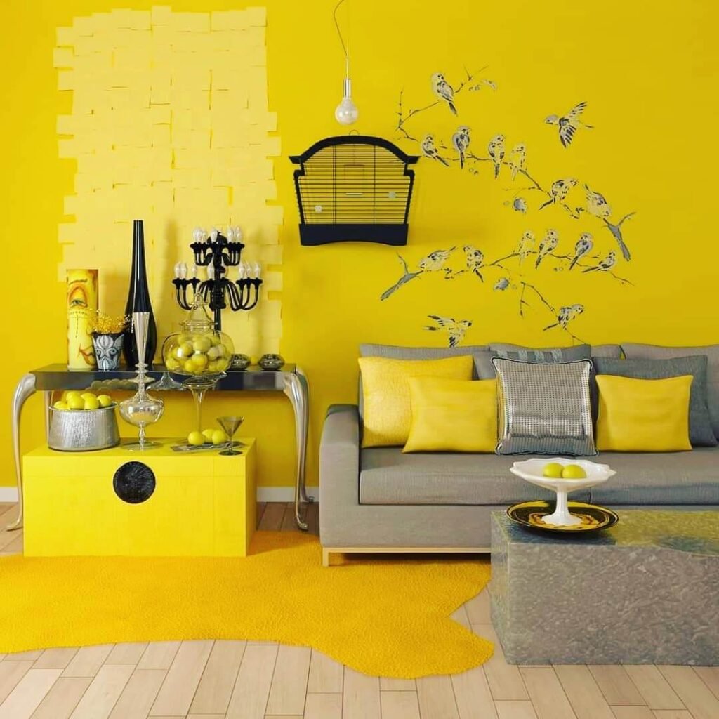 8. Gallery Wall Around the TV for a Seamless Look