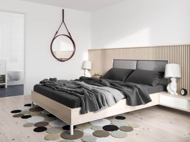 Scandi Beige and Black Bedroom Ideas