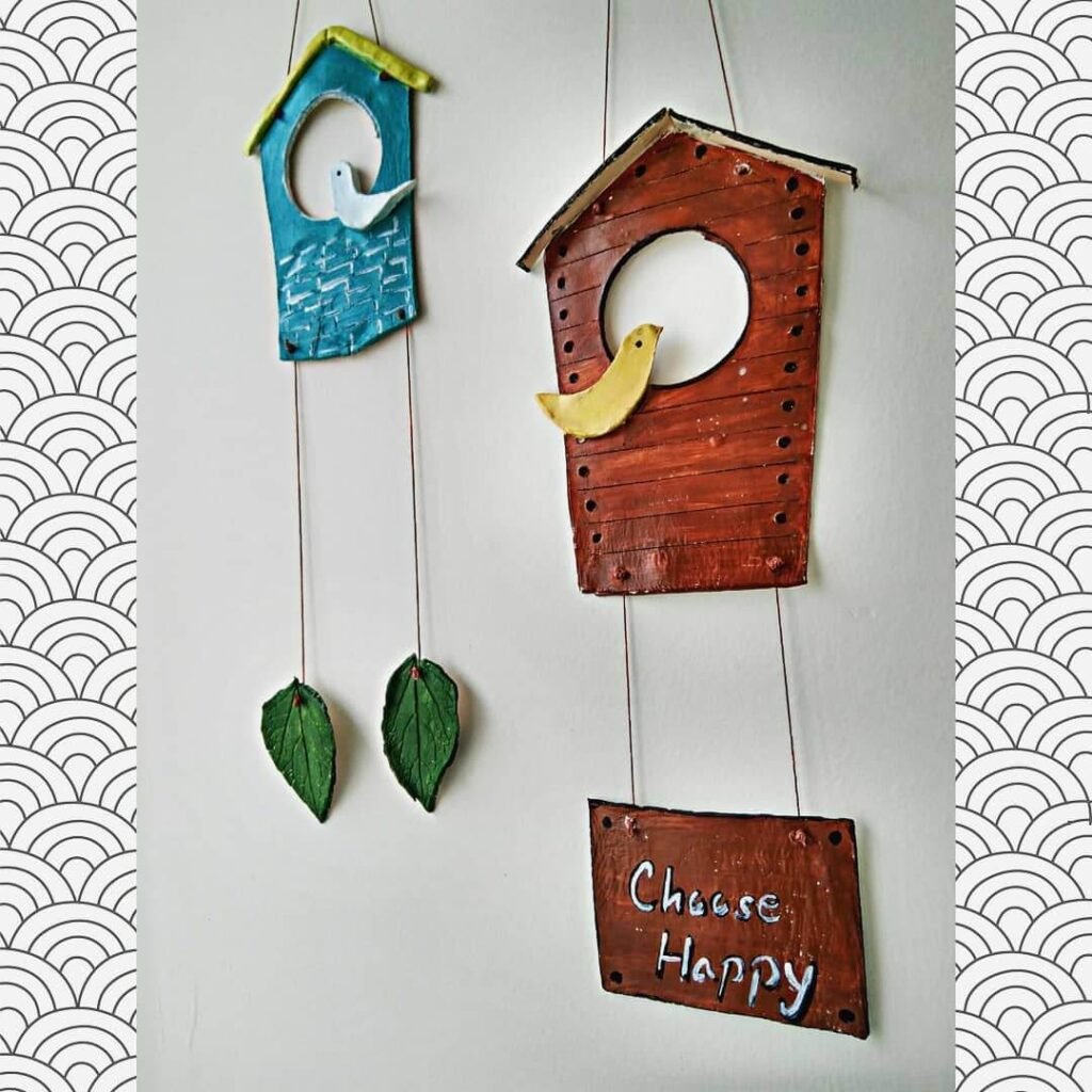 8. Spread Positivity with Whimsical Wall Hangings