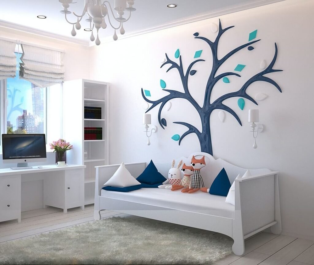9. Bring the Outdoors In with Wall Mounted Tree Art