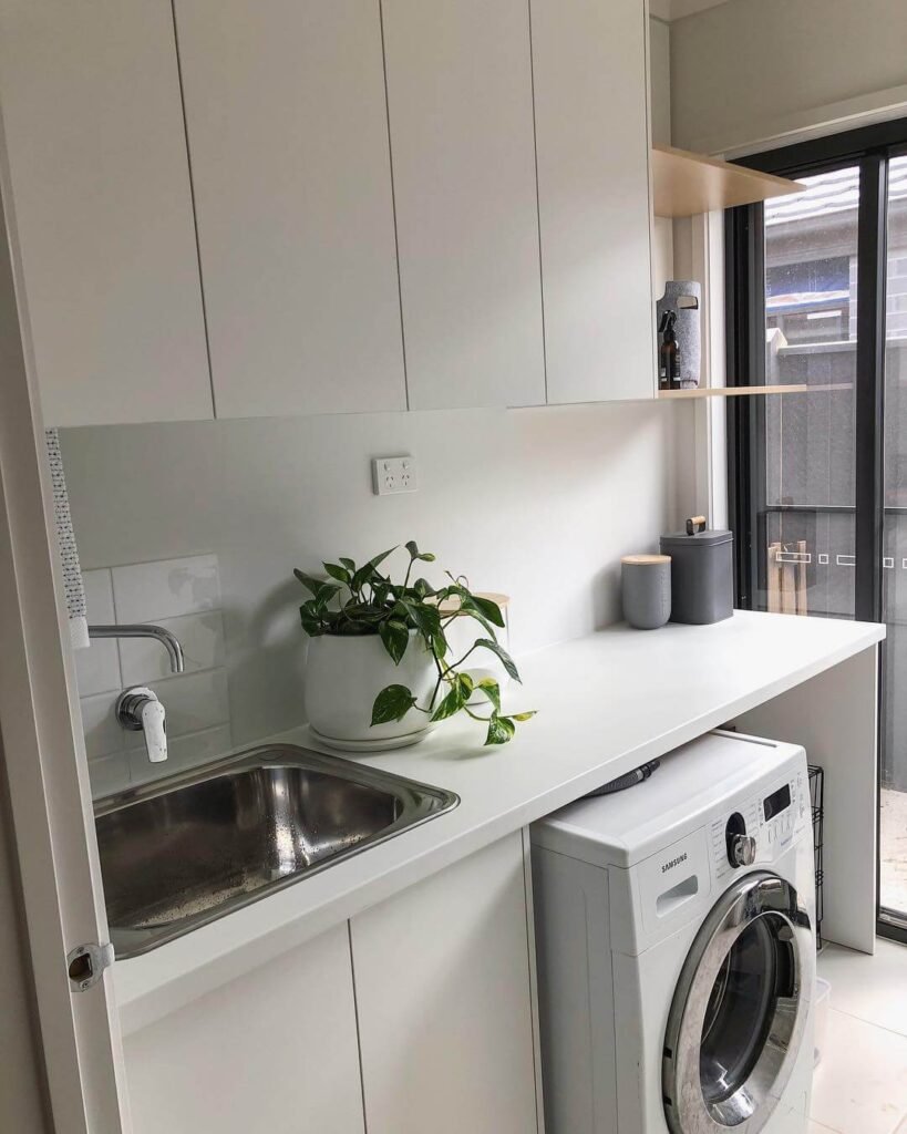 Floating Shelves for Small Laundry Room Ideas