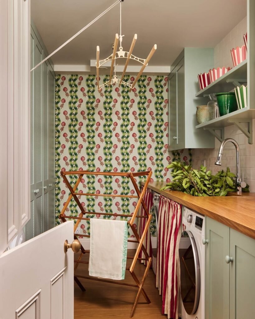 9. Fold Down Drying Table for Dual Purpose Utility