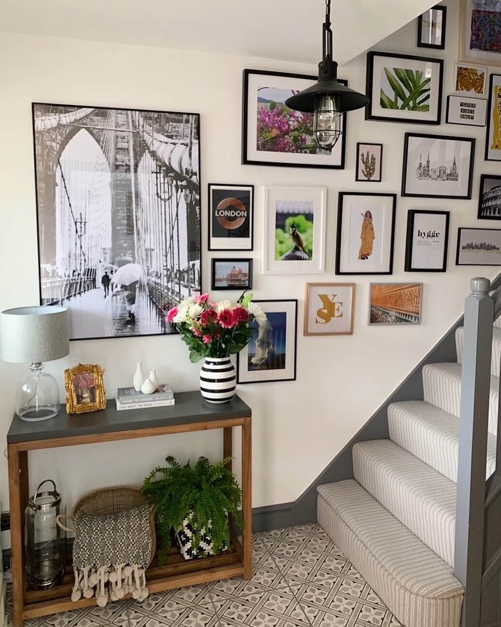 Global Adventure with Travel Photography in Hallway Gallery Wall
