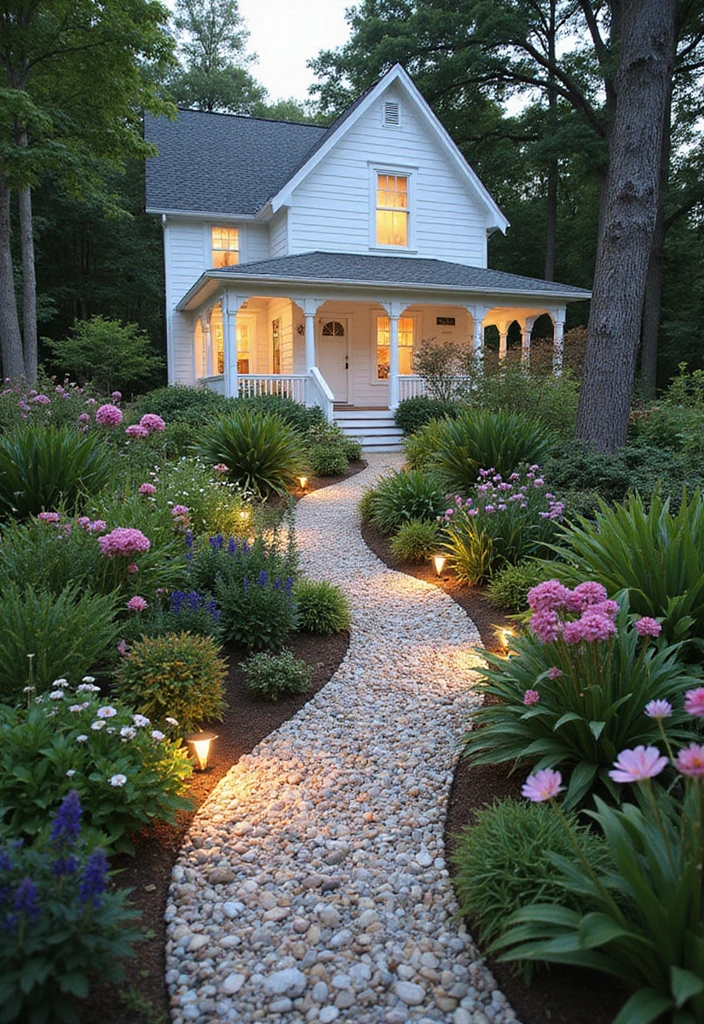 How to Achieve the Perfect White Coastal House Exterior for a Beachy Retreat - Choosing the Right Landscaping
