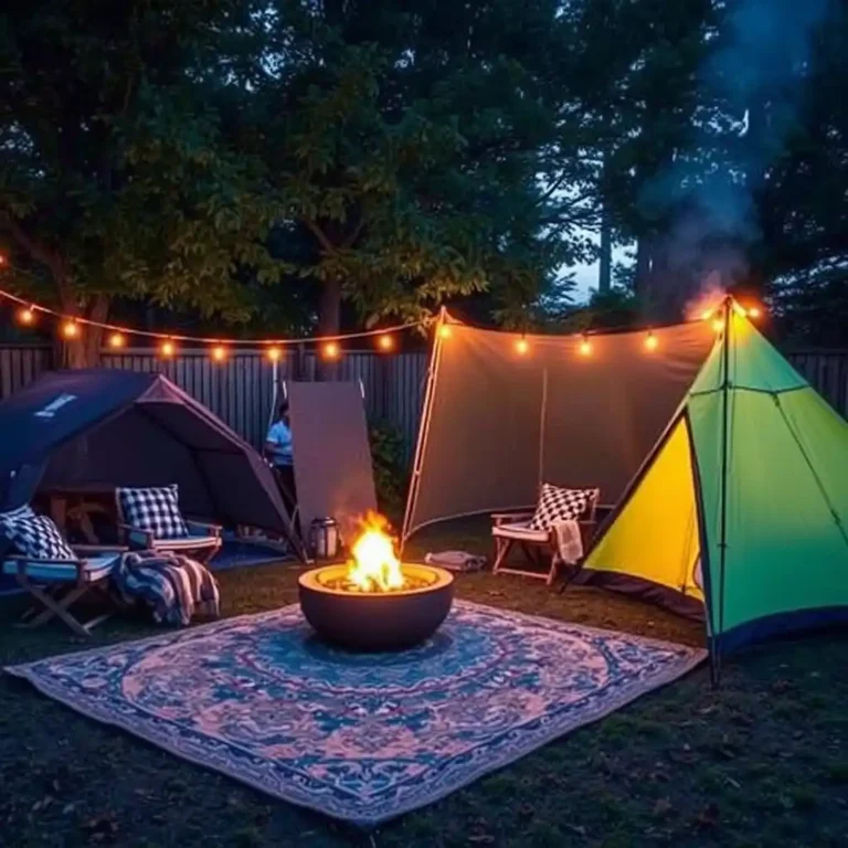 Backyard Camping Ideas for Kids