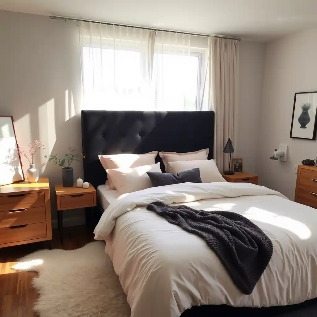 Black Headboard Bedroom Ideas