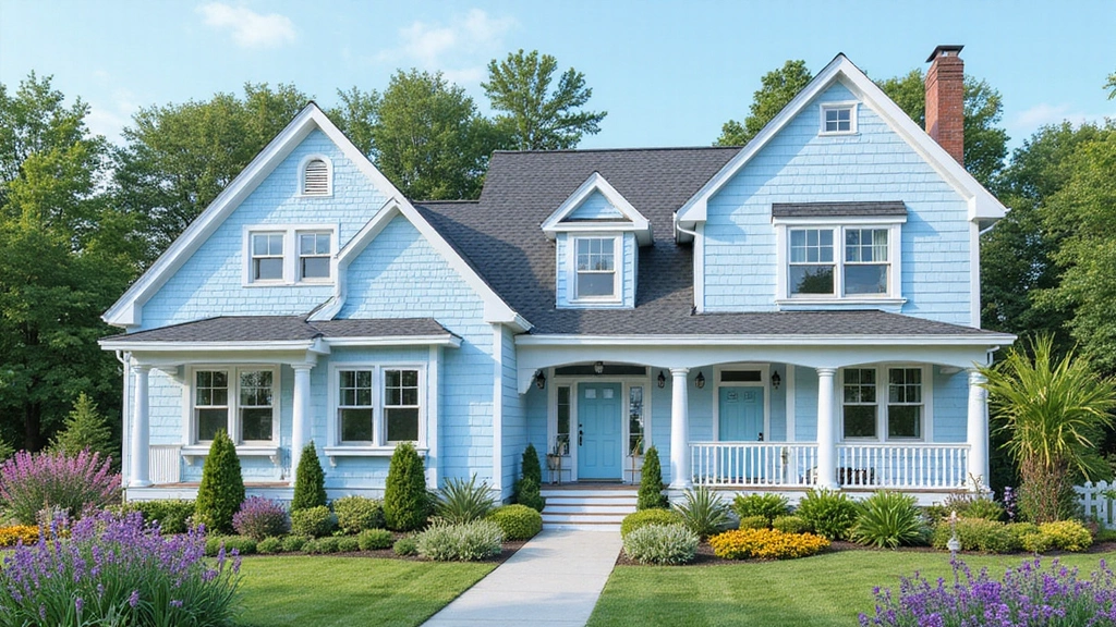Light Blue Exterior House Colors