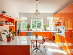 Orange Kitchen Ideas