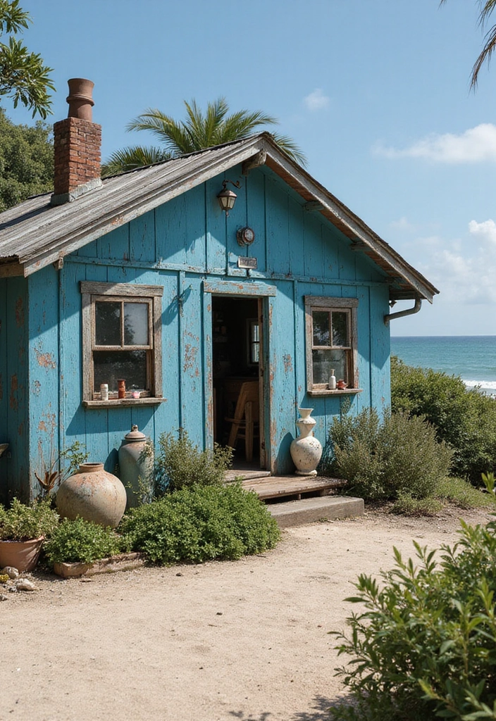 Vintage Blue Shanty