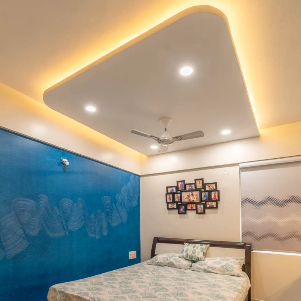 How to Make Your Home Aesthetic with Simple False Ceiling Designs: Tips & Tricks 27 - 13. Cozy Cove Lighting