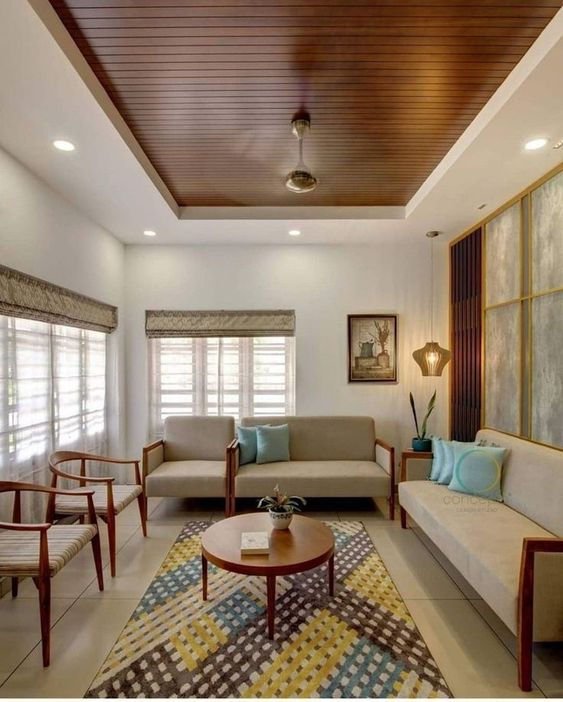 How to Make Your Home Aesthetic with Simple False Ceiling Designs: Tips & Tricks 27 - 14. Open Beam Structures