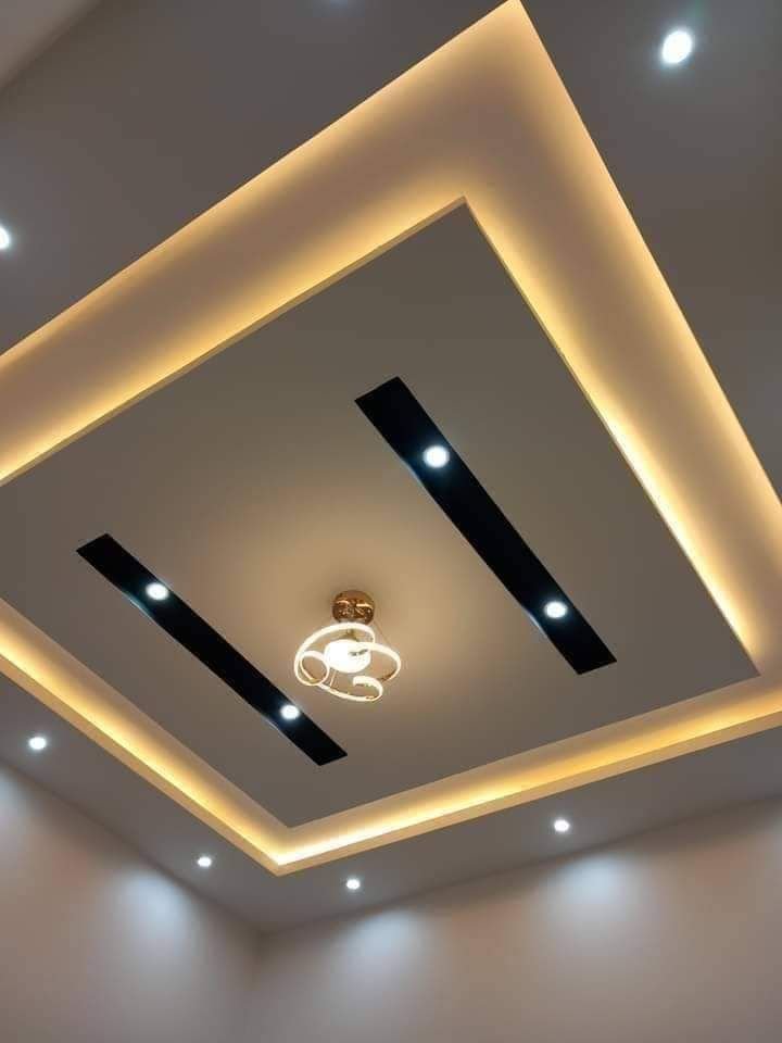 How to Make Your Home Aesthetic with Simple False Ceiling Designs: Tips & Tricks 27 - 16. Layered Lighting