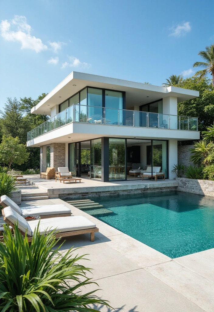 Contemporary Aqua Abode