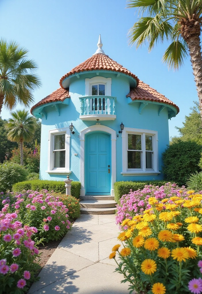 Playful Baby Blue Hideaway