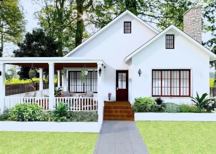 featured 14 Adorable Tiny White Cottage Ideas for Cozy Living